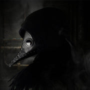 Plague Doctor Mask, Half Face Mask, Bird Mask, Beak Mask, Leather Plague Doctor Mask, Bubonic Plague Doctor Mask