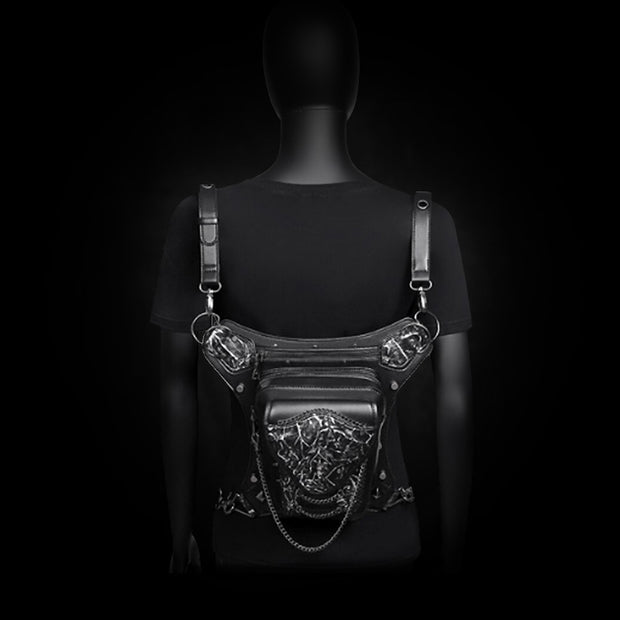 The Ancient Skull Ghost Thigh Bag