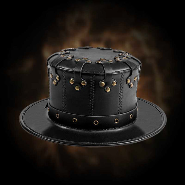 Stovepipe Hat, Costume Hat, Black Top Hat, Steampunk Top Hat