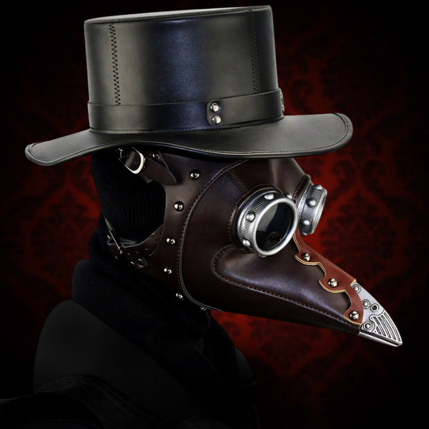 Plague Doctor Hat, Plague Hat, Plague Top Hat, Plague Dr hat, Black Plague Hat