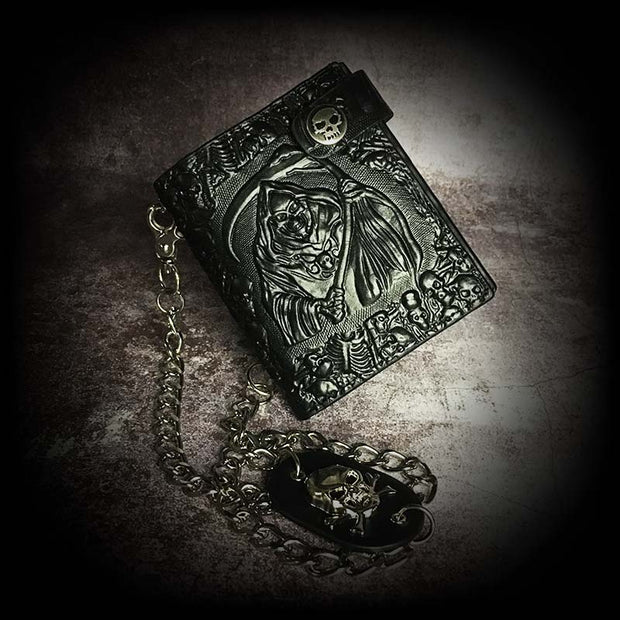The Grim Reaper Wallet With Chain