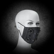 Grey O-Ring Goth Mask
