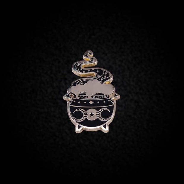 The Boiling Cauldron Witchy Pin