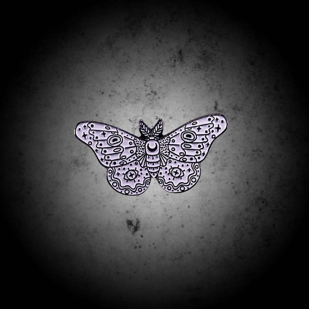 The Nocturnal Moth Pin