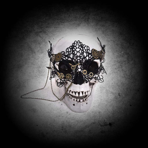 The Phantom Lace Steampunk Mask