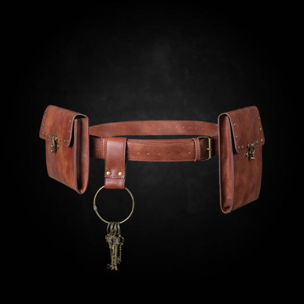 The Keyholder Double Pouch Belt