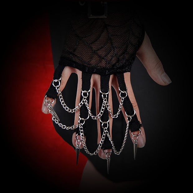 The Widow’s Spider Web Gloves